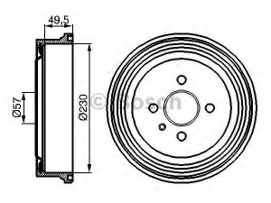 BOSCH 0 986 477 100 stabdžių būgnas 
 Stabdžių sistema -> Būgninis stabdys -> Stabdžių būgnas
5 68 063, 90495034, 93189219, 90495034