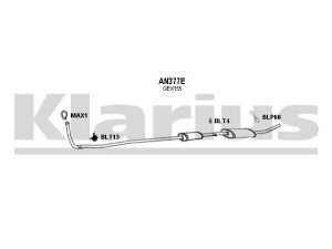 KLARIUS 120201U išmetimo sistema