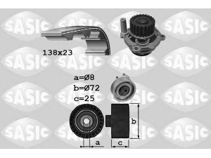 SASIC 3906070 vandens siurblio ir paskirstymo diržo komplektas 
 Aušinimo sistema -> Vandens siurblys/tarpiklis -> Vandens siurblys
06B121011MX+06A198119, 06B121011MX+06A198119