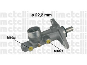 METELLI 05-0214 pagrindinis cilindras, stabdžiai 
 Stabdžių sistema -> Pagrindinis stabdžių cilindras
46100-SD2-A01, 46100-SE0-013, 46100-SE0-901