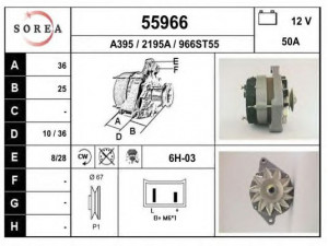 EAI 55966 kintamosios srovės generatorius
