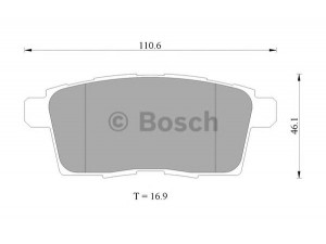 BOSCH 0 986 AB2 272 stabdžių trinkelių rinkinys, diskinis stabdys 
 Techninės priežiūros dalys -> Papildomas remontas