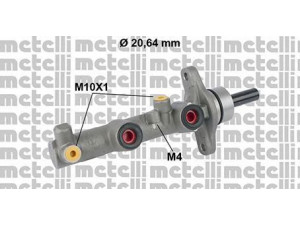 METELLI 05-0589 pagrindinis cilindras, stabdžiai 
 Stabdžių sistema -> Pagrindinis stabdžių cilindras
47201-13110, 47201-1A370