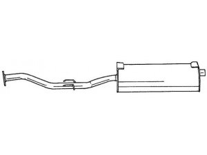 AKS DASIS SG40462 vidurinis duslintuvas