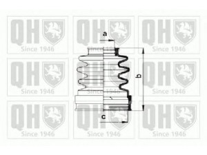 QUINTON HAZELL QJB973 gofruotoji membrana, kardaninis velenas 
 Ratų pavara -> Gofruotoji membrana
3287.88, 1 061 879, 1 119 227, XS4J 4A084 DA