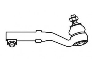 FRAP 4514 skersinės vairo trauklės galas 
 Vairavimas -> Vairo mechanizmo sujungimai
32106799966