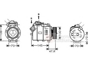 VAN WEZEL 0600K331 kompresorius, oro kondicionierius 
 Oro kondicionavimas -> Kompresorius/dalys
64509118602, 64509180548, 9118602