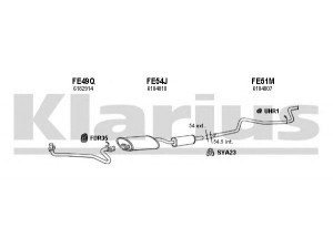 KLARIUS 361086U išmetimo sistema 
 Išmetimo sistema -> Išmetimo sistema, visa