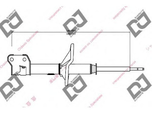 DJ PARTS DS1329GS amortizatorius 
 Pakaba -> Amortizatorius
51605S0XA03