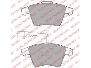 DELPHI LP1950 stabdžių trinkelių rinkinys, diskinis stabdys 
 Techninės priežiūros dalys -> Papildomas remontas
7L6 698 151B