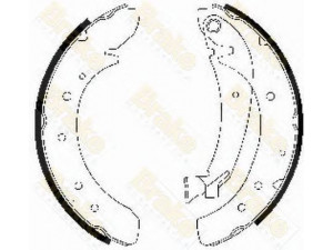 Brake ENGINEERING SH2469 stabdžių trinkelių komplektas 
 Techninės priežiūros dalys -> Papildomas remontas
4241H5, 4241N4, 77362428, 9467549388
