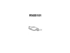 VENEPORTE RN55101 priekinis duslintuvas 
 Išmetimo sistema -> Duslintuvas
7700590274
