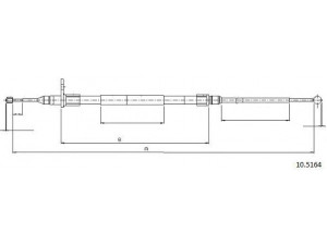 CABOR 10.5164 trosas, stovėjimo stabdys
SPB000063