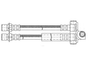 CEF 511155 stabdžių žarnelė 
 Stabdžių sistema -> Stabdžių žarnelės
1089437, 1655854, 6149182, 6577426