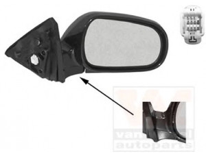 VAN WEZEL 2527806 išorinis veidrodėlis 
 Kėbulas -> Keleivių kabina -> Veidrodėlis
76200S03G15
