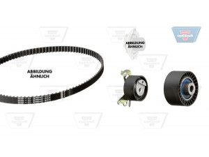 OPTIBELT KT 1244 W2 vandens siurblio ir paskirstymo diržo komplektas