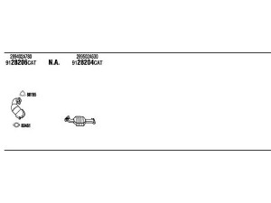 FONOS HYH28583 išmetimo sistema 
 Išmetimo sistema -> Išmetimo sistema, visa