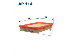 FILTRON AP114 oro filtras 
 Techninės priežiūros dalys -> Techninės priežiūros intervalai
HE1923603, HE1923603, HE19236039A