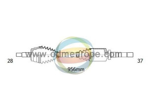 ODM-MULTIPARTS 18-162600 kardaninis velenas 
 Ratų pavara -> Kardaninis velenas
3273JV, 3273QZ, 3273RA, 3273SQ