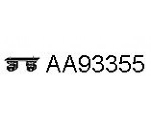 VENEPORTE AA93355 guminė juosta, išmetimo sistema
5850160, 55700503