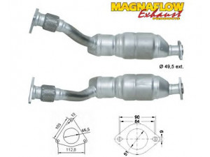 MAGNAFLOW 76319D katalizatoriaus keitiklis 
 Išmetimo sistema -> Katalizatoriaus keitiklis
8200048835, 8200256757