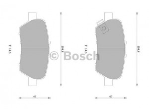 BOSCH 0 986 AB1 425 stabdžių trinkelių rinkinys, diskinis stabdys 
 Techninės priežiūros dalys -> Papildomas remontas
06430-SFE-J00, 43022-SFE-000, 43022-SFE-N00