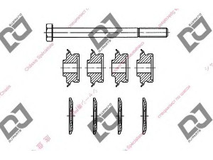DJ PARTS DL1315 šarnyro stabilizatorius 
 Ašies montavimas/vairavimo mechanizmas/ratai -> Stabilizatorius/fiksatoriai -> Savaime išsilyginanti atrama
48819-52010, 4881952010