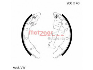 METZGER MG 344 stabdžių trinkelių komplektas 
 Techninės priežiūros dalys -> Papildomas remontas
811 609 527E