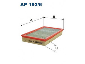 FILTRON AP193/6 oro filtras 
 Techninės priežiūros dalys -> Techninės priežiūros intervalai
XR830418, XR88237, XW4U9601AA