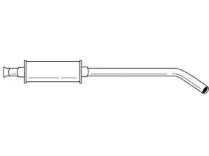 AKS DASIS SG50488 vidurinis duslintuvas