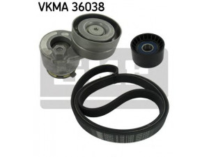 SKF VKMA 36038 V formos rumbuotas diržas, komplektas 
 Techninės priežiūros dalys -> Techninės priežiūros intervalai
MW30621284, MW30621318, MW30638574