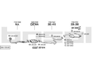 BOSAL 084.130.60 išmetimo sistema 
 Išmetimo sistema -> Išmetimo sistema, visa