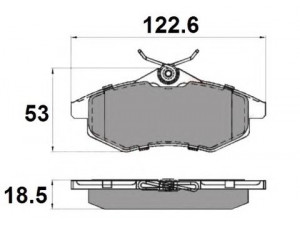 NATIONAL NP2058 stabdžių trinkelių rinkinys, diskinis stabdys 
 Techninės priežiūros dalys -> Papildomas remontas
4252 36, 4252 58, 4253 45, 4253 84