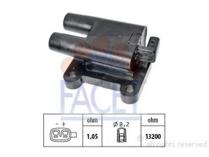 FACET 9.6487 ritė, uždegimas 
 Kibirkšties / kaitinamasis uždegimas -> Uždegimo ritė
27301-02100, 27310-37120, 27310 02611