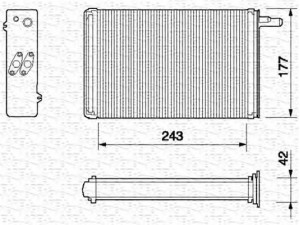 MAGNETI MARELLI 350218056000 šilumokaitis, salono šildymas 
 Šildymas / vėdinimas -> Šilumokaitis
5947797, 644848, 5947797, 644848
