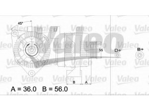 VALEO 436642 kintamosios srovės generatorius 
 Elektros įranga -> Kint. sr. generatorius/dalys -> Kintamosios srovės generatorius
5705-FP, 5705-JA, 5705-JC, 5705-S2