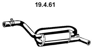EBERSPÄCHER 19.4.61 galinis duslintuvas
1724.07, 1724.79, 1724.83
