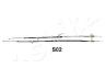 ASHIKA 131-0S-S02 trosas, stovėjimo stabdys 
 Stabdžių sistema -> Valdymo svirtys/trosai
49010-08102
