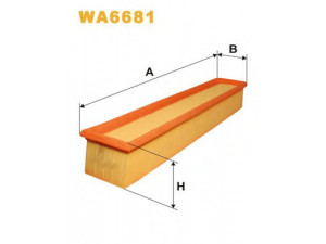 WIX FILTERS WA6681 oro filtras 
 Techninės priežiūros dalys -> Techninės priežiūros intervalai
1110940204