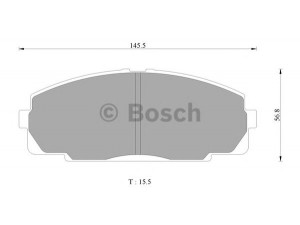BOSCH 0 986 AB2 072 stabdžių trinkelių rinkinys, diskinis stabdys 
 Techninės priežiūros dalys -> Papildomas remontas
1V0W3328Z, MN-266, 04465 26300