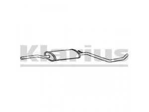 KLARIUS 250030 vidurinis duslintuvas 
 Išmetimo sistema -> Duslintuvas
GEX33090, GEX33179, GEX33221, GEX33225