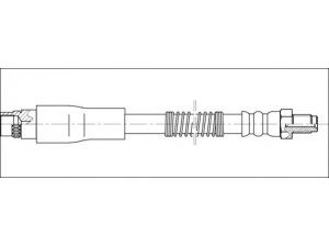 WOKING G1901.86 stabdžių žarnelė 
 Stabdžių sistema -> Stabdžių žarnelės
480692, 4806C1