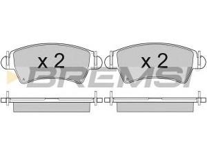 BREMSI BP2879 stabdžių trinkelių rinkinys, diskinis stabdys 
 Techninės priežiūros dalys -> Papildomas remontas
172103, 425152, 425203, 425484
