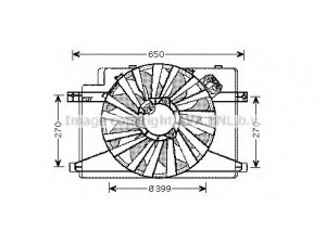 AVA QUALITY COOLING AL7510 ventiliatorius, radiatoriaus 
 Aušinimo sistema -> Oro aušinimas
46743392