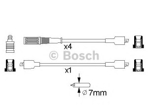 BOSCH 0 986 357 084 uždegimo laido komplektas 
 Kibirkšties / kaitinamasis uždegimas -> Uždegimo laidai/jungtys
7597720, 7597720