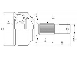 OPEN PARTS CVJ5594.10 jungčių komplektas, kardaninis velenas 
 Ratų pavara -> Sujungimai/komplektas
3272GE, 3272GG, 3272YF, 3272YP