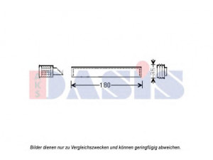 AKS DASIS 800367N džiovintuvas, oro kondicionierius