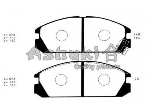 ASHUKI H026-05 stabdžių trinkelių rinkinys, diskinis stabdys 
 Techninės priežiūros dalys -> Papildomas remontas
0 986 460 936/BOSCH, 0 986 AB2 652/BOSCH