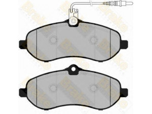 Brake ENGINEERING PA1762 stabdžių trinkelių rinkinys, diskinis stabdys 
 Techninės priežiūros dalys -> Papildomas remontas
1611839880, 425364, 4254A1, 71770050
