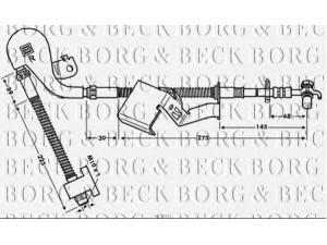 BORG & BECK BBH7841 stabdžių žarnelė
4806.E6